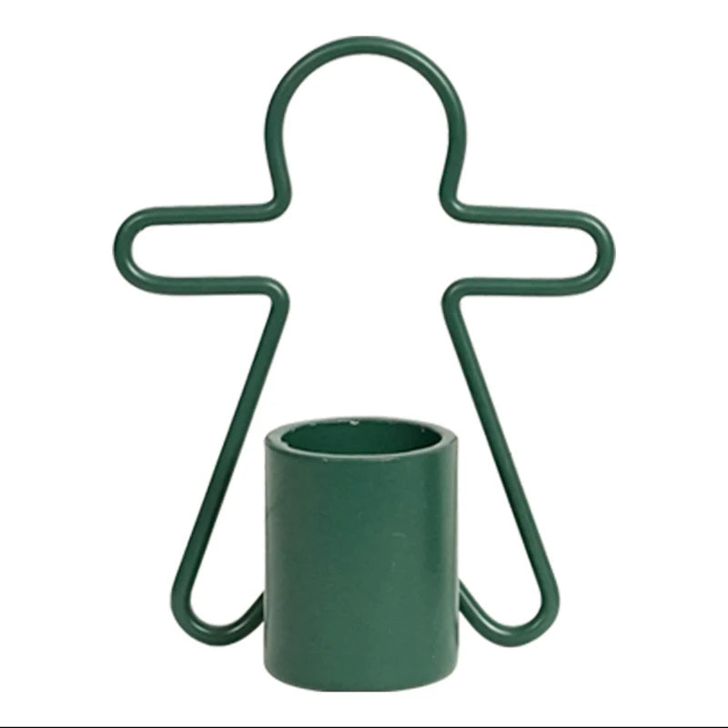Gingerbread Man Candle Holder