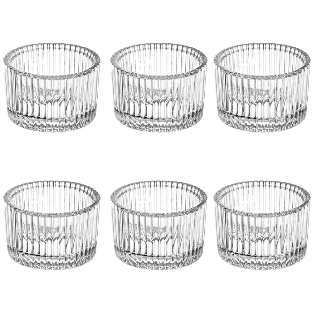 Clear Glass Tealight Holders