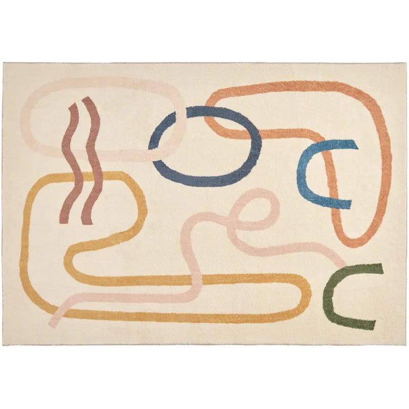 Minimalist Plush Living Room Rug