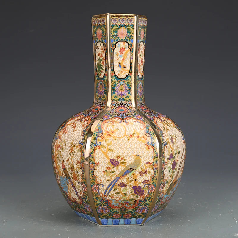 Antiqued Chinese Porcelain Vase