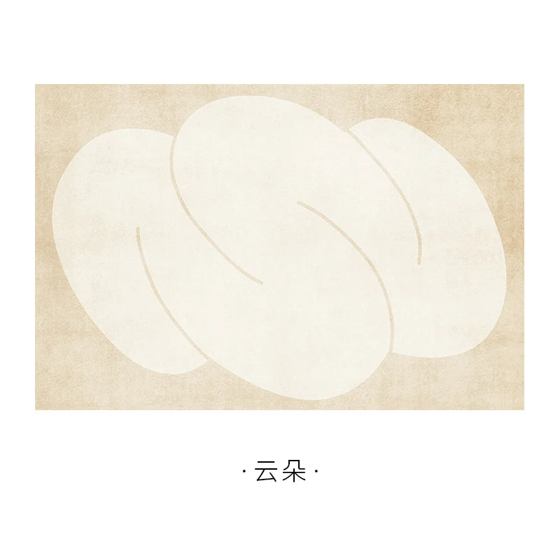 Minimalist Plush Living Room Rug