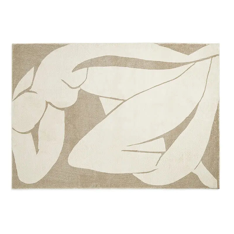 Minimalist Plush Living Room Rug