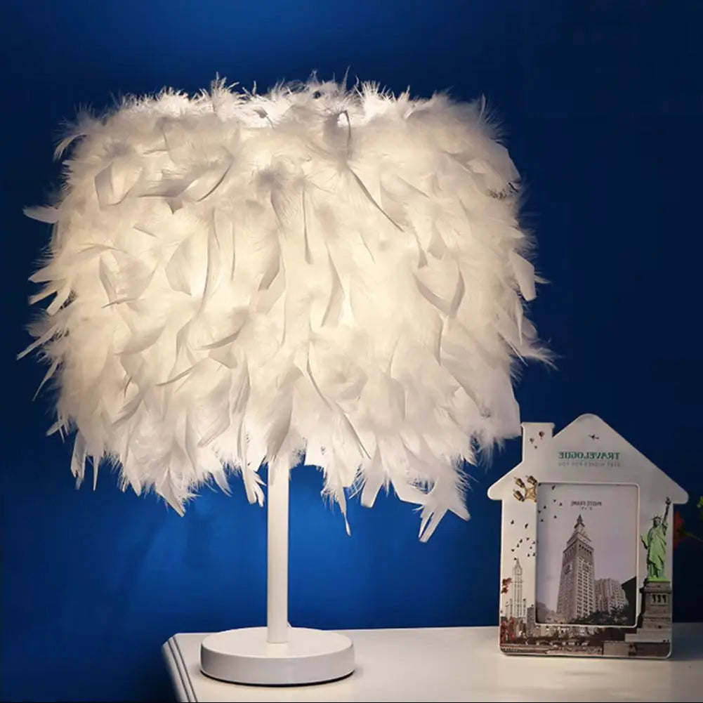 Feather Table Lamp