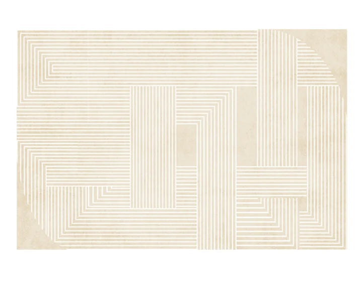 Minimalist Plush Living Room Rug