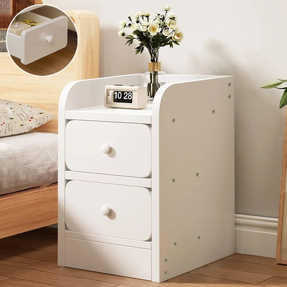 Double Drawer Nightstand