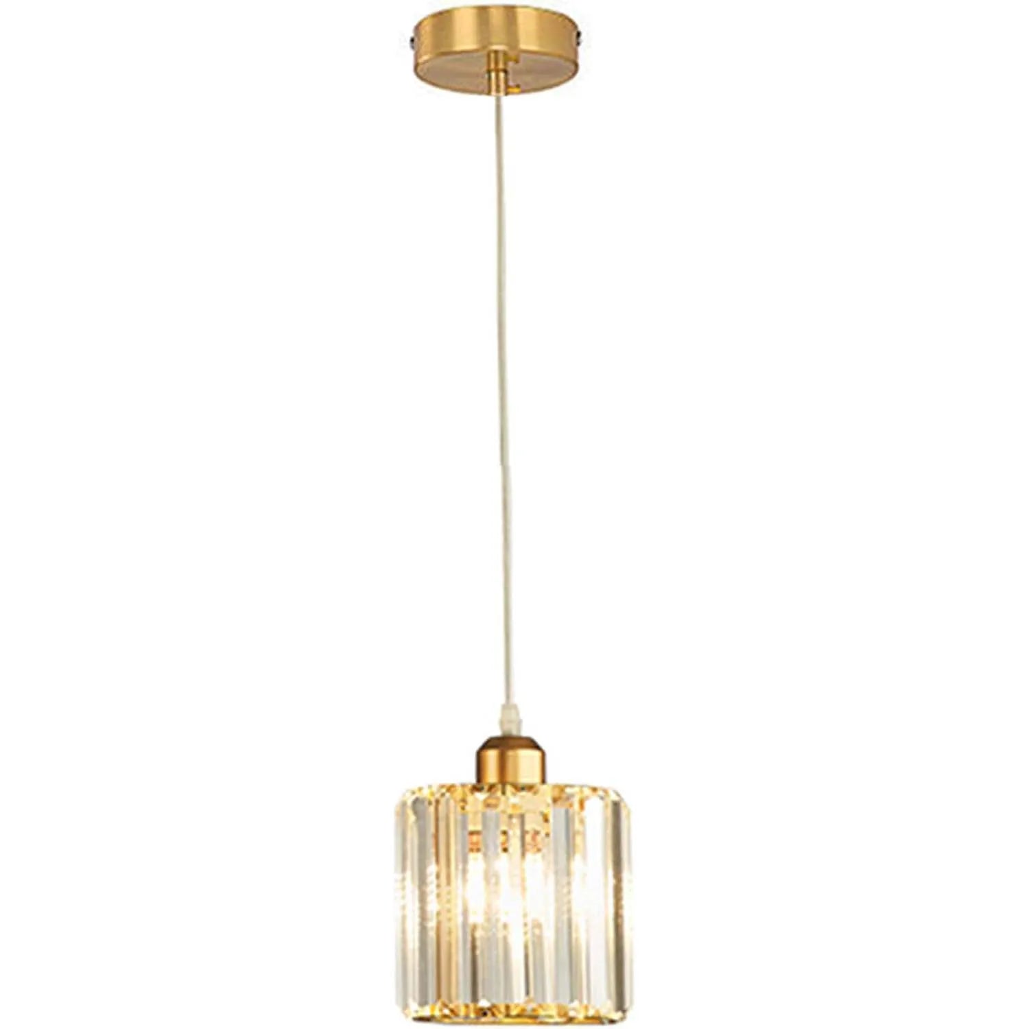 Round Crystal Pendant Light