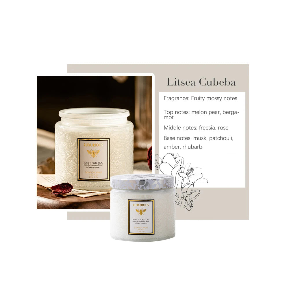 Natural Soy Scented Candle