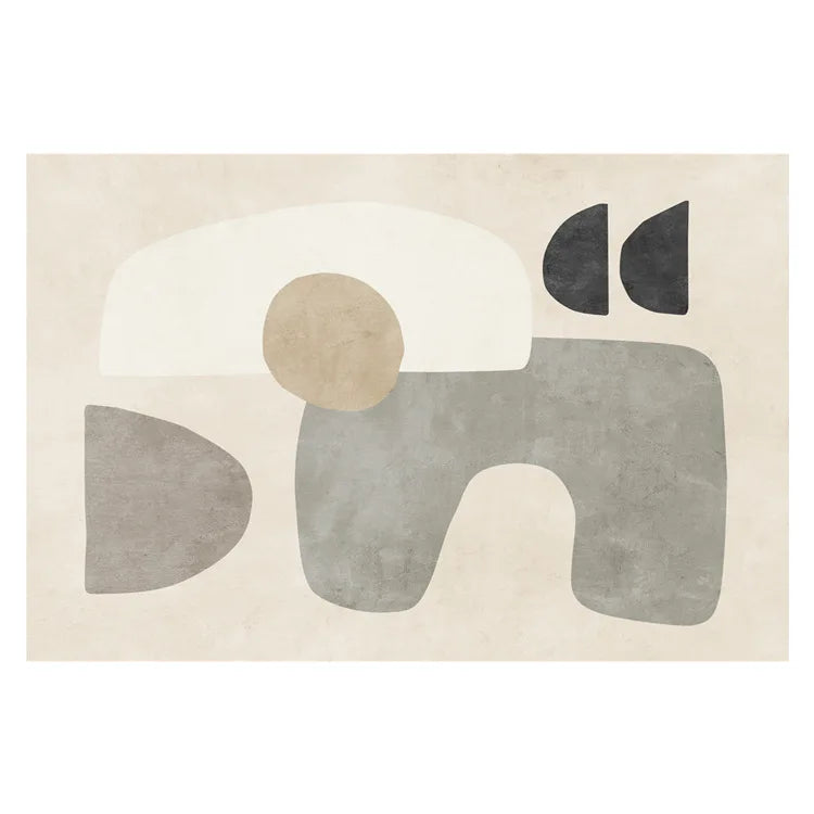 Minimalist Plush Living Room Rug