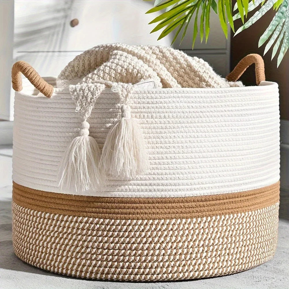 King-Size Woven Storage Basket