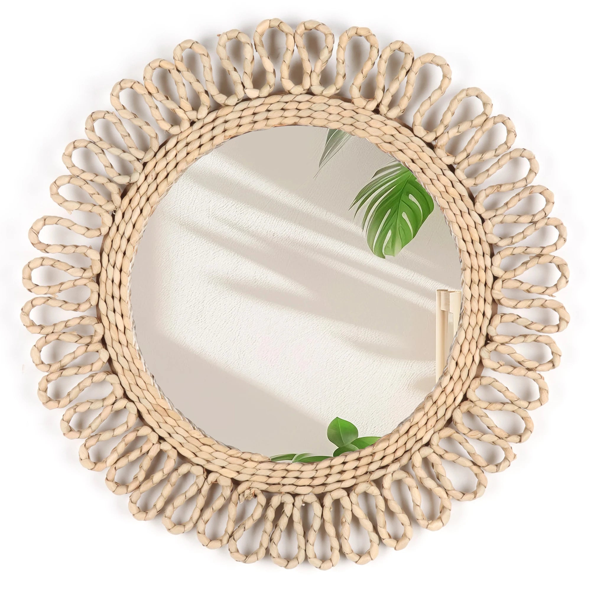 Bohemian Woven Wall Mirror