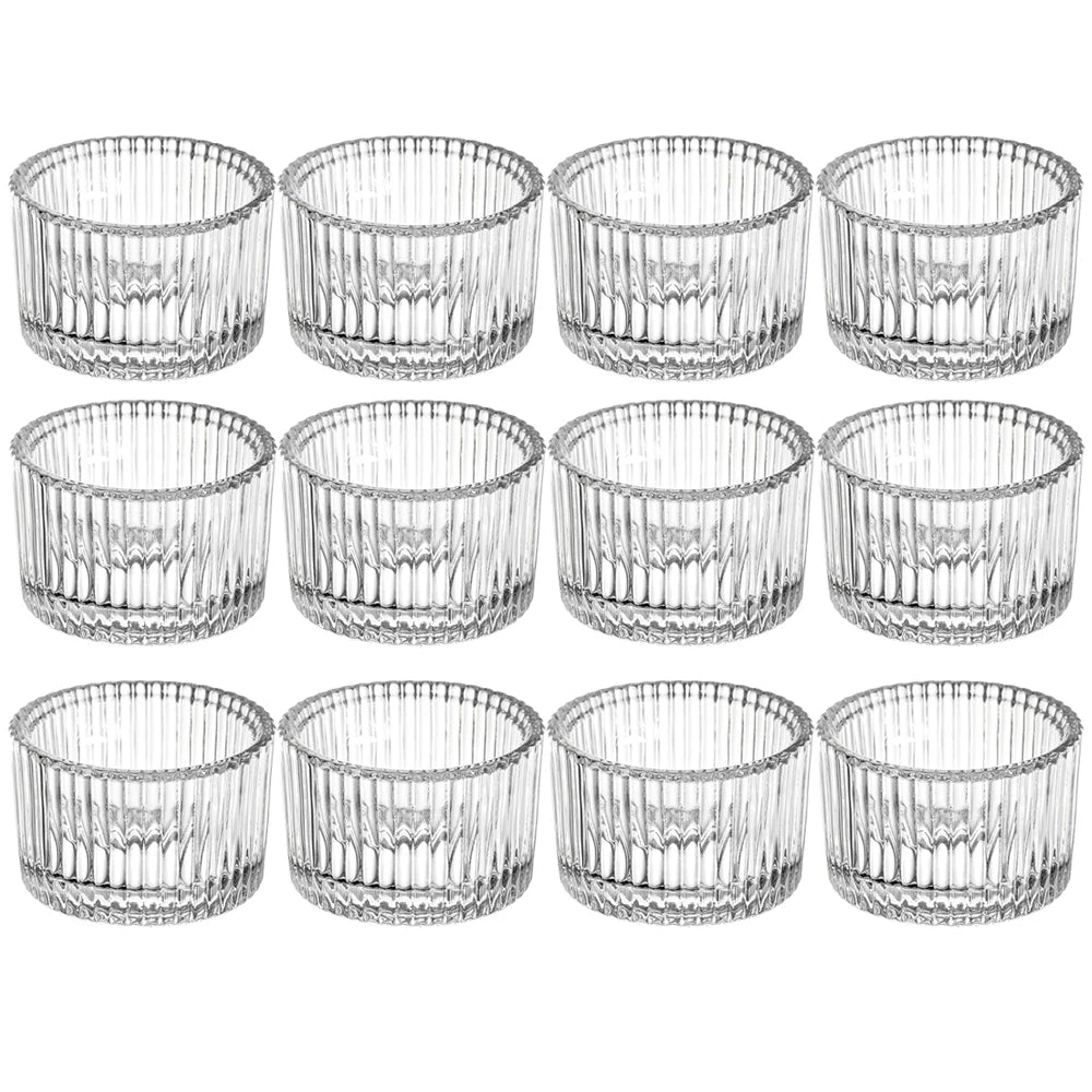 Clear Glass Tealight Holders