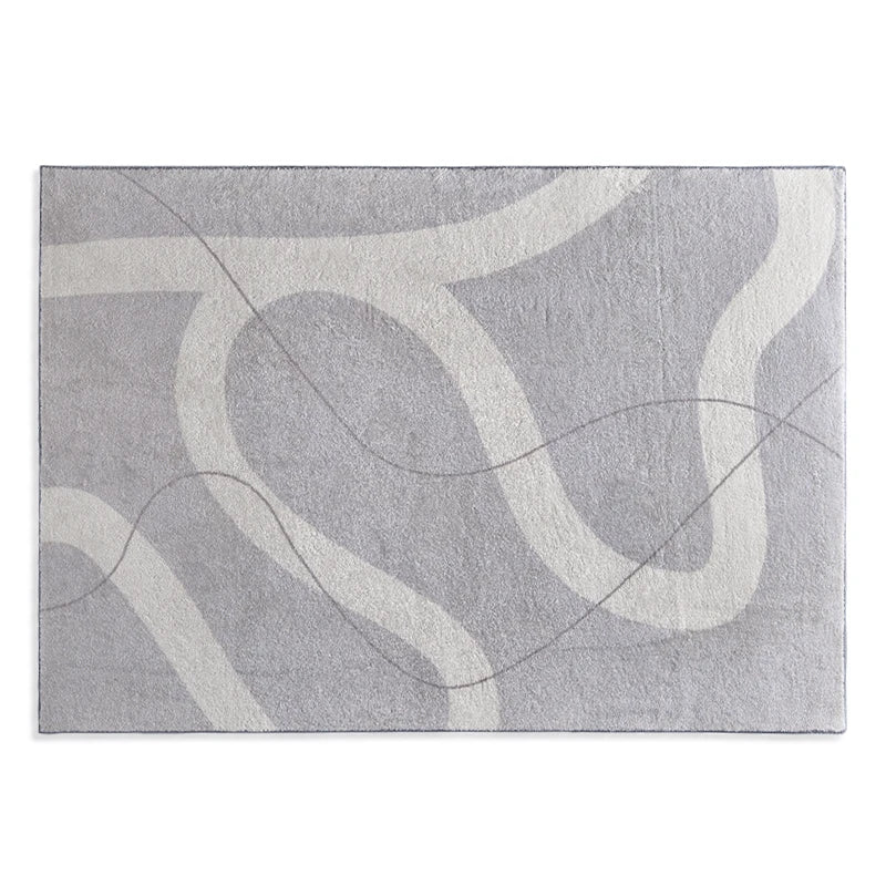 Minimalist Plush Living Room Rug